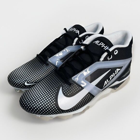 Nike Alpha Menace 4 Pro D P Black White Size 11.5 Mens New Football Cleats New main image 6